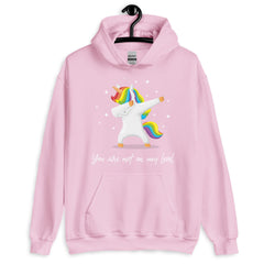 Light Pink You Are Not On My Level Unisex Hoodie by Queer In The World Originals sold by Queer In The World: The Shop - LGBT Merch Fashion