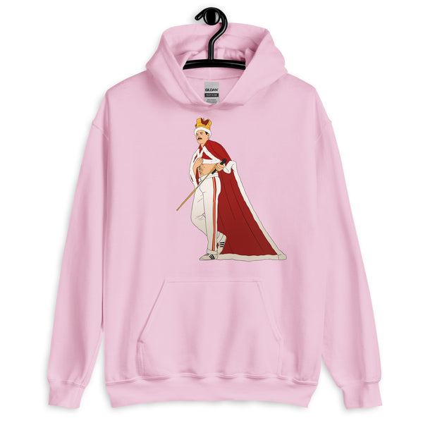 Light Pink Queen Freddy Mercury Unisex Hoodie by Queer In The World Originals sold by Queer In The World: The Shop - LGBT Merch Fashion