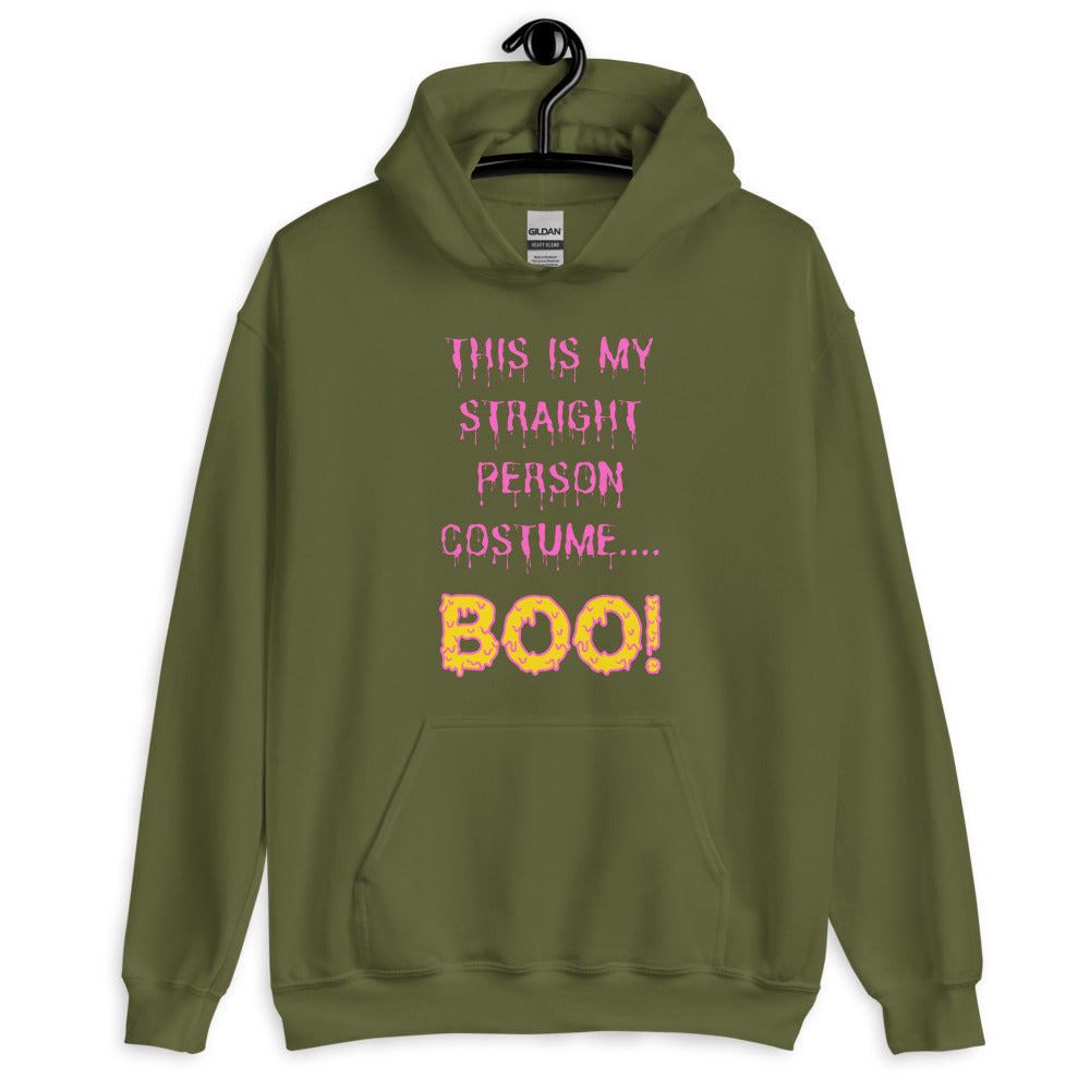 Military Green This Is My Straight Person ...boo! Unisex Hoodie by Queer In The World Originals sold by Queer In The World: The Shop - LGBT Merch Fashion