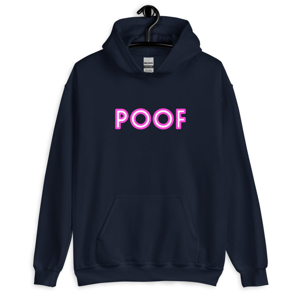 Navy Poof Unisex Hoodie by Printful sold by Queer In The World: The Shop - LGBT Merch Fashion