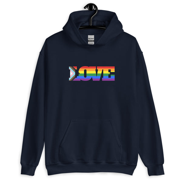 Navy Pride Unisex Hoodie by Queer In The World Originals sold by Queer In The World: The Shop - LGBT Merch Fashion