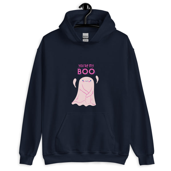 Navy You're My Boo! Unisex Hoodie by Queer In The World Originals sold by Queer In The World: The Shop - LGBT Merch Fashion