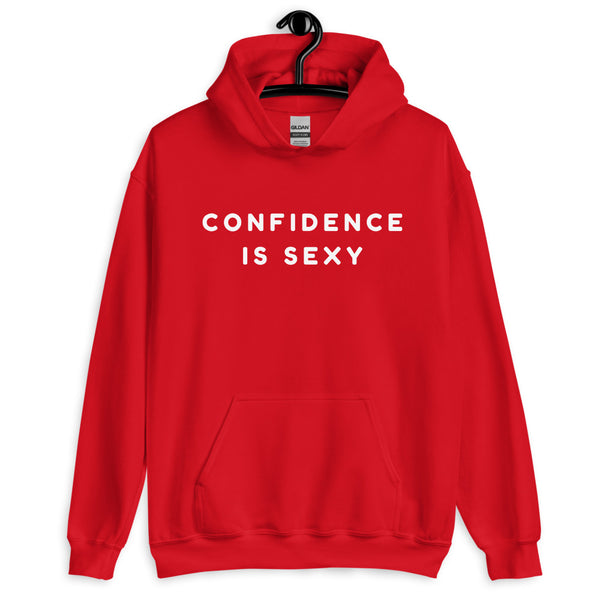 Red Confidence Is Sexy Unisex Hoodie by Queer In The World Originals sold by Queer In The World: The Shop - LGBT Merch Fashion