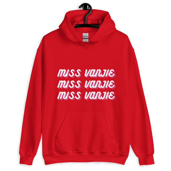 Red Miss Vanjie Unisex Hoodie by Queer In The World Originals sold by Queer In The World: The Shop - LGBT Merch Fashion