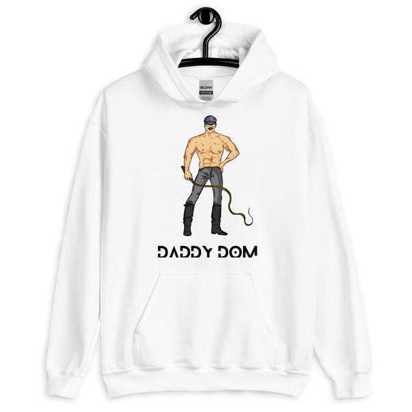 White Daddy Dom Unisex Hoodie by Queer In The World Originals sold by Queer In The World: The Shop - LGBT Merch Fashion