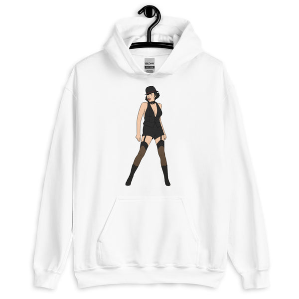 White Liza Minnelli Unisex Hoodie by Queer In The World Originals sold by Queer In The World: The Shop - LGBT Merch Fashion