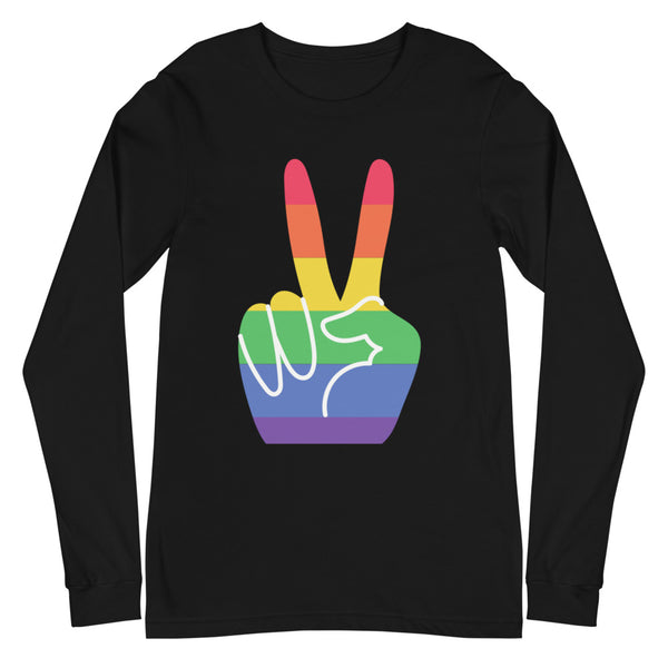 Black Pride Unisex Long Sleeve T-Shirt by Queer In The World Originals sold by Queer In The World: The Shop - LGBT Merch Fashion