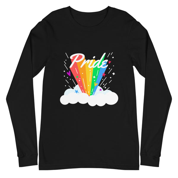 Black Pride Rainbow Unisex Long Sleeve T-Shirt by Queer In The World Originals sold by Queer In The World: The Shop - LGBT Merch Fashion