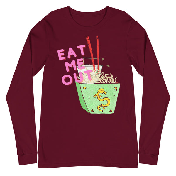 Maroon Emotions Are For Ugly People Unisex Long Sleeve T-Shirt by Queer In The World Originals sold by Queer In The World: The Shop - LGBT Merch Fashion