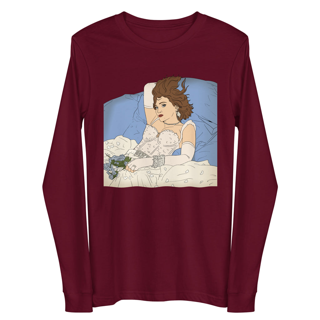 Maroon Madonna Like A Virgin Unisex Long Sleeve Tee by Queer In The World Originals sold by Queer In The World: The Shop - LGBT Merch Fashion