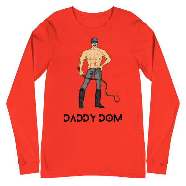 Poppy Daddy Dom Unisex Long Sleeve T-Shirt by Queer In The World Originals sold by Queer In The World: The Shop - LGBT Merch Fashion