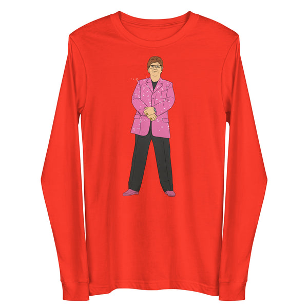 Poppy Elton John Unisex Long Sleeve Tee by Queer In The World Originals sold by Queer In The World: The Shop - LGBT Merch Fashion