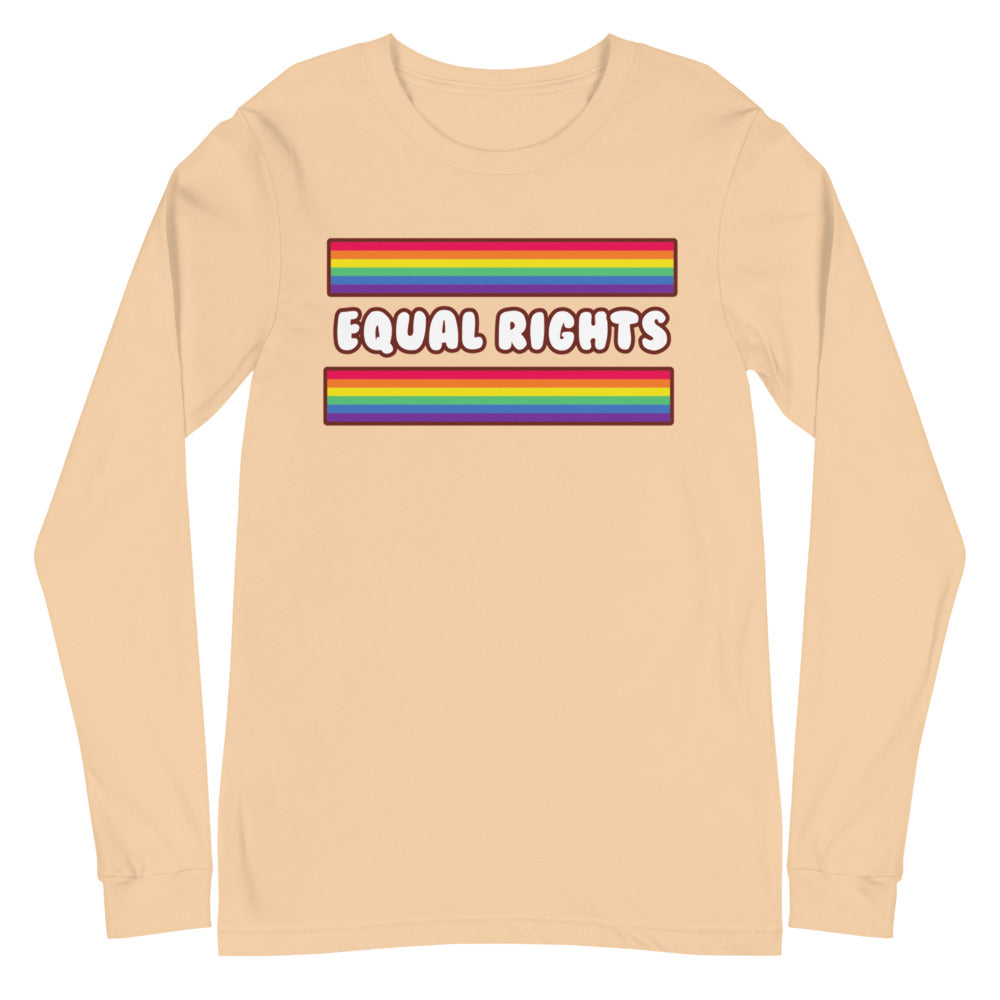 Sand Dune Equal Rights Unisex Long Sleeve T-Shirt by Queer In The World Originals sold by Queer In The World: The Shop - LGBT Merch Fashion