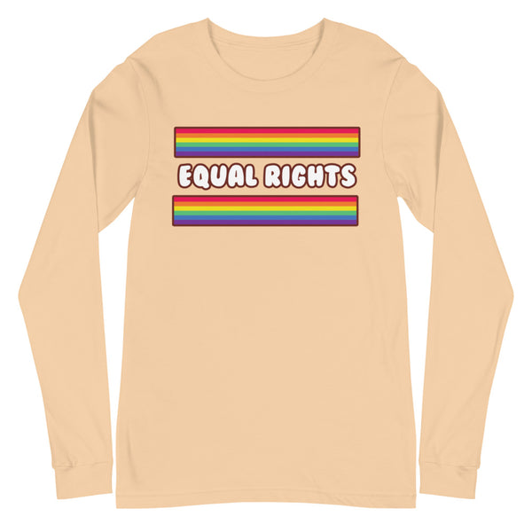 Sand Dune Equal Rights Unisex Long Sleeve T-Shirt by Queer In The World Originals sold by Queer In The World: The Shop - LGBT Merch Fashion
