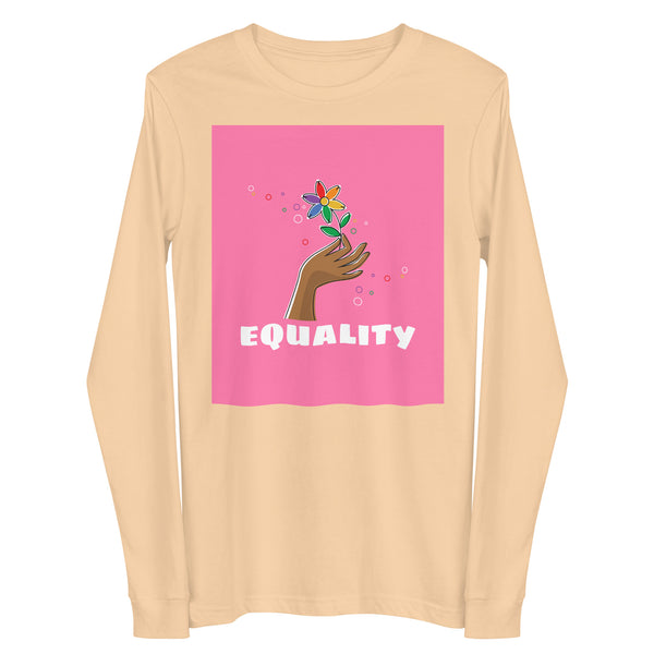 Sand Dune Equality Unisex Long Sleeve Tee by Queer In The World Originals sold by Queer In The World: The Shop - LGBT Merch Fashion