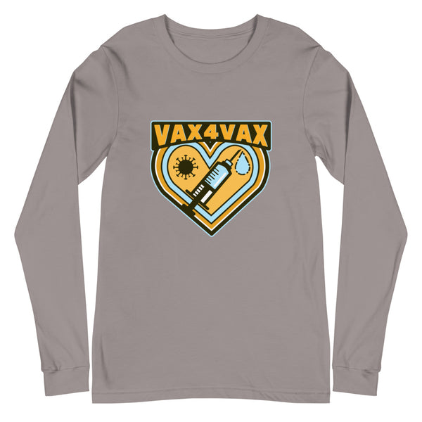Storm Vax 4 Vax Unisex Long Sleeve T-Shirt by Queer In The World Originals sold by Queer In The World: The Shop - LGBT Merch Fashion