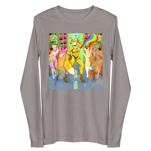 Storm Gay Furry Pride Unisex Long Sleeve Tee by Queer In The World Originals sold by Queer In The World: The Shop - LGBT Merch Fashion