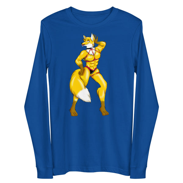 True Royal Hot Gay Furry  Unisex Long Sleeve Tee by Queer In The World Originals sold by Queer In The World: The Shop - LGBT Merch Fashion