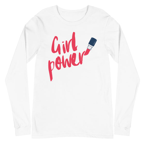 White Girl Power Unisex Long Sleeve T-Shirt by Queer In The World Originals sold by Queer In The World: The Shop - LGBT Merch Fashion