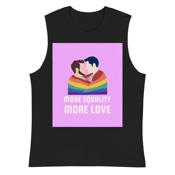 Black LGBT Couple  Muscle Top by Queer In The World Originals sold by Queer In The World: The Shop - LGBT Merch Fashion