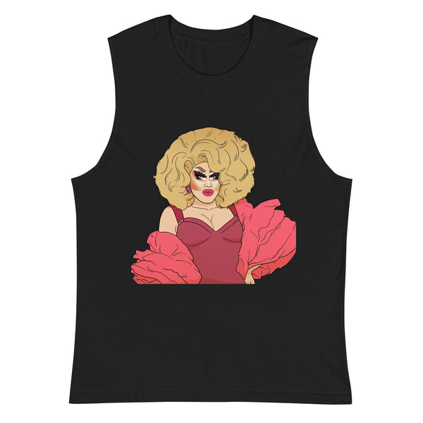 Black Sassy Trixie Mattel Muscle Top by Queer In The World Originals sold by Queer In The World: The Shop - LGBT Merch Fashion