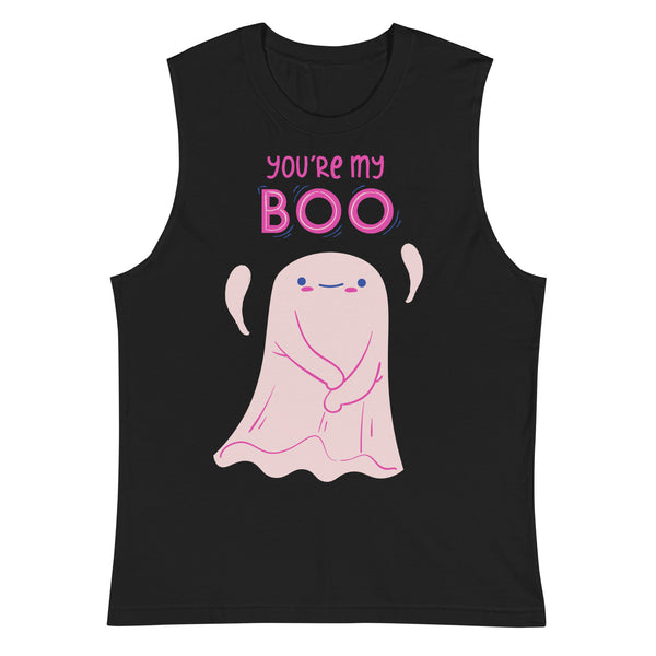 Black You're My Boo! Muscle Top by Queer In The World Originals sold by Queer In The World: The Shop - LGBT Merch Fashion