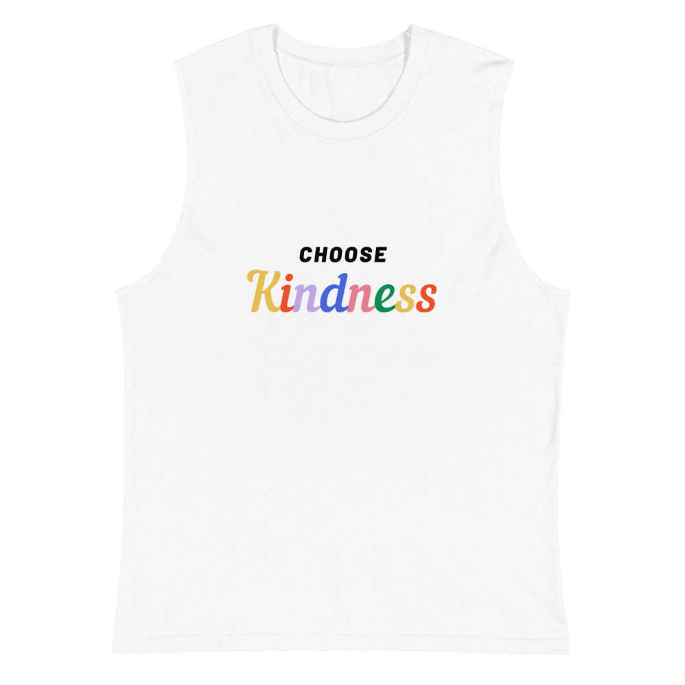  Choose Kindness Muscle Top by Queer In The World Originals sold by Queer In The World: The Shop - LGBT Merch Fashion
