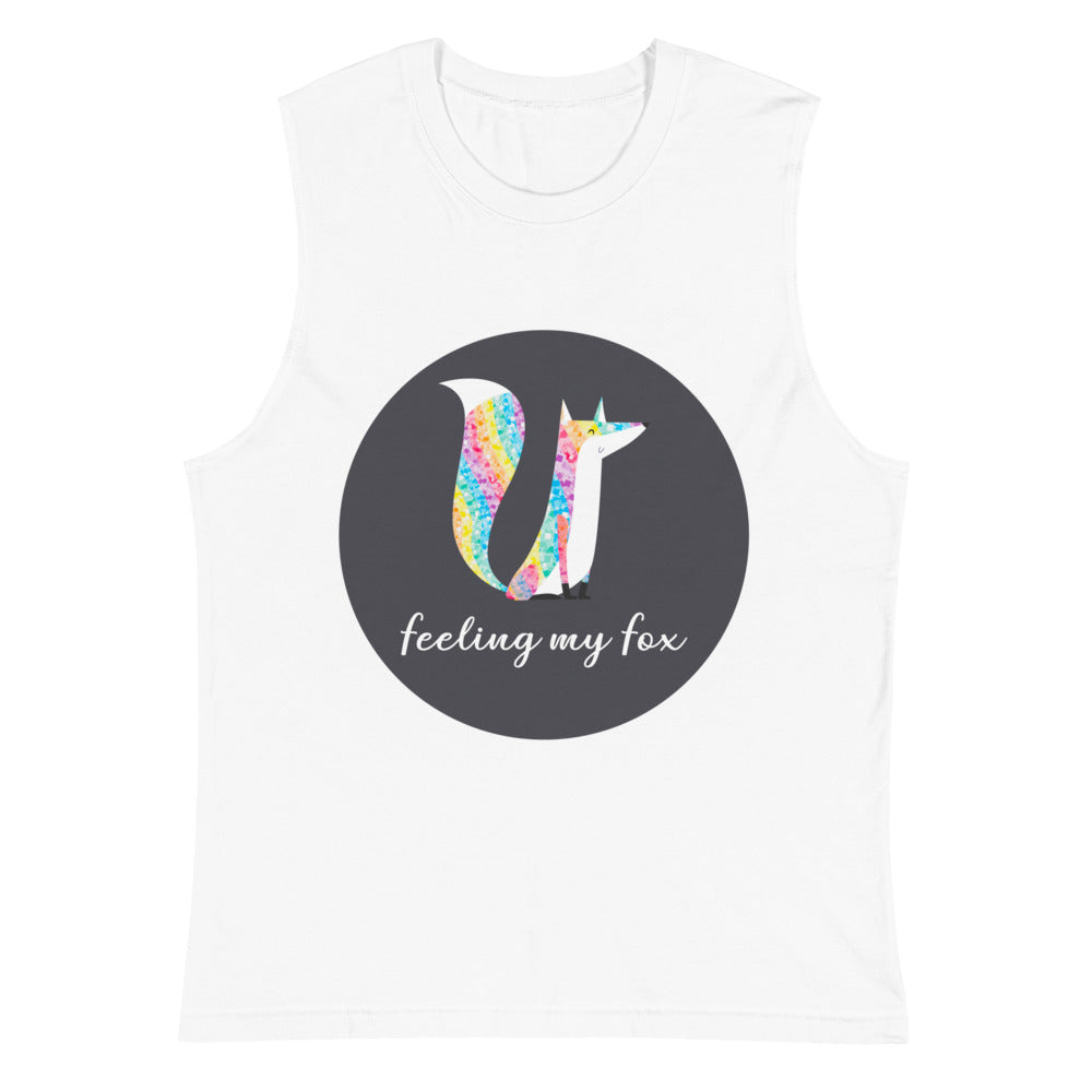 White Feeling My Fox Muscle Shirt by Queer In The World Originals sold by Queer In The World: The Shop - LGBT Merch Fashion