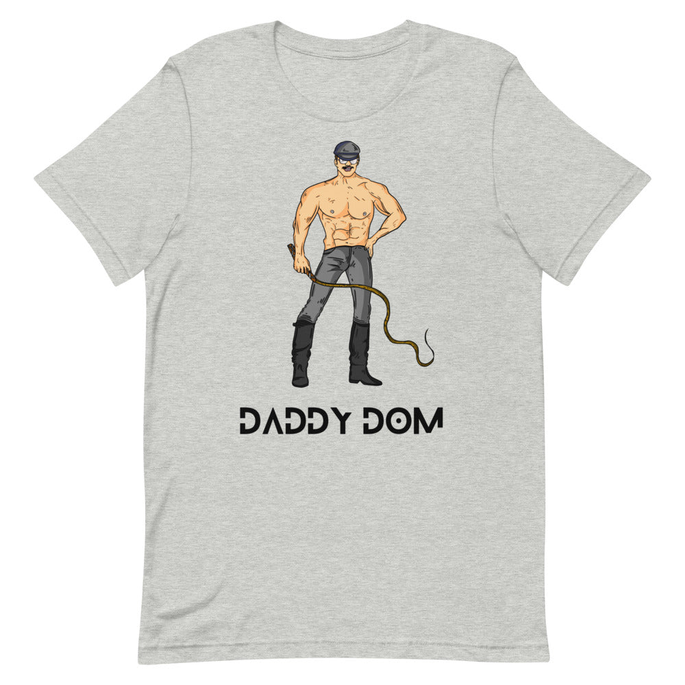 Athletic Heather Daddy Dom T-Shirt by Queer In The World Originals sold by Queer In The World: The Shop - LGBT Merch Fashion