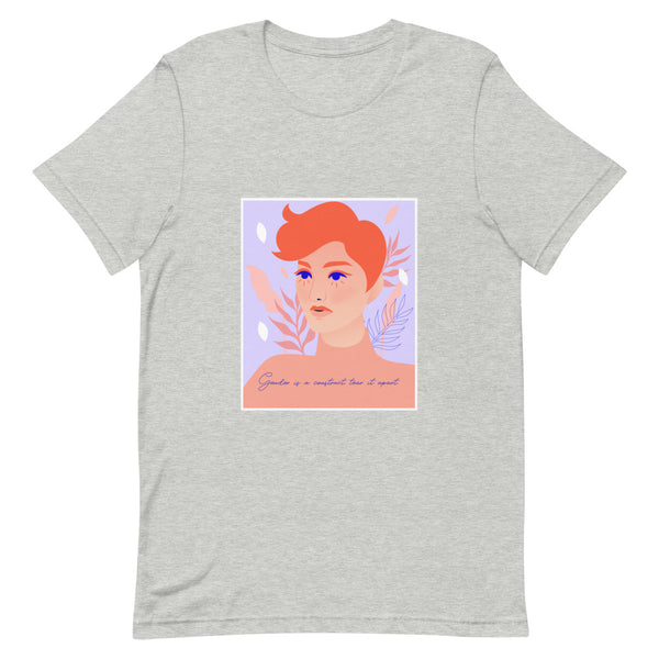 Athletic Heather Gender Is A Construct Tear It Apart T-Shirt by Queer In The World Originals sold by Queer In The World: The Shop - LGBT Merch Fashion