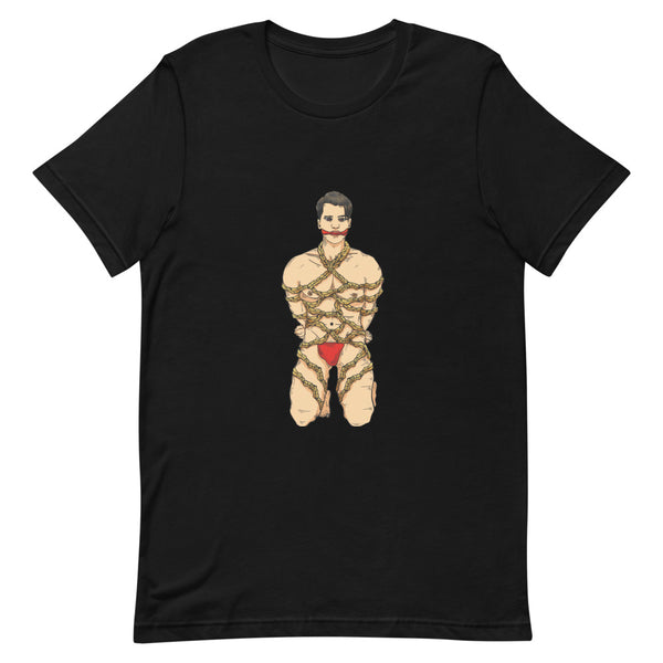 Black Shibari T-Shirt by Queer In The World Originals sold by Queer In The World: The Shop - LGBT Merch Fashion