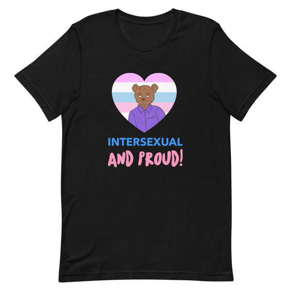 Black Intersexual And Proud T-Shirt by Queer In The World Originals sold by Queer In The World: The Shop - LGBT Merch Fashion