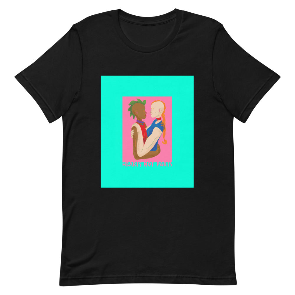 Black LGBT Couple T-Shirt by Queer In The World Originals sold by Queer In The World: The Shop - LGBT Merch Fashion