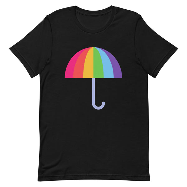 Black Gay Umbrella T-Shirt by Queer In The World Originals sold by Queer In The World: The Shop - LGBT Merch Fashion