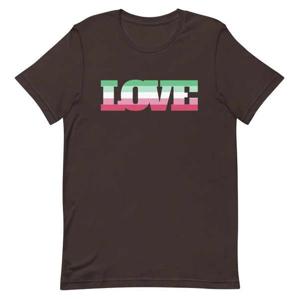Brown Abrosexual Pride T-Shirt by Queer In The World Originals sold by Queer In The World: The Shop - LGBT Merch Fashion