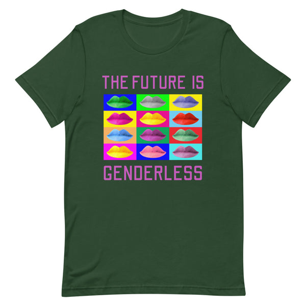 Forest The Future Is Genderless T-Shirt by Queer In The World Originals sold by Queer In The World: The Shop - LGBT Merch Fashion