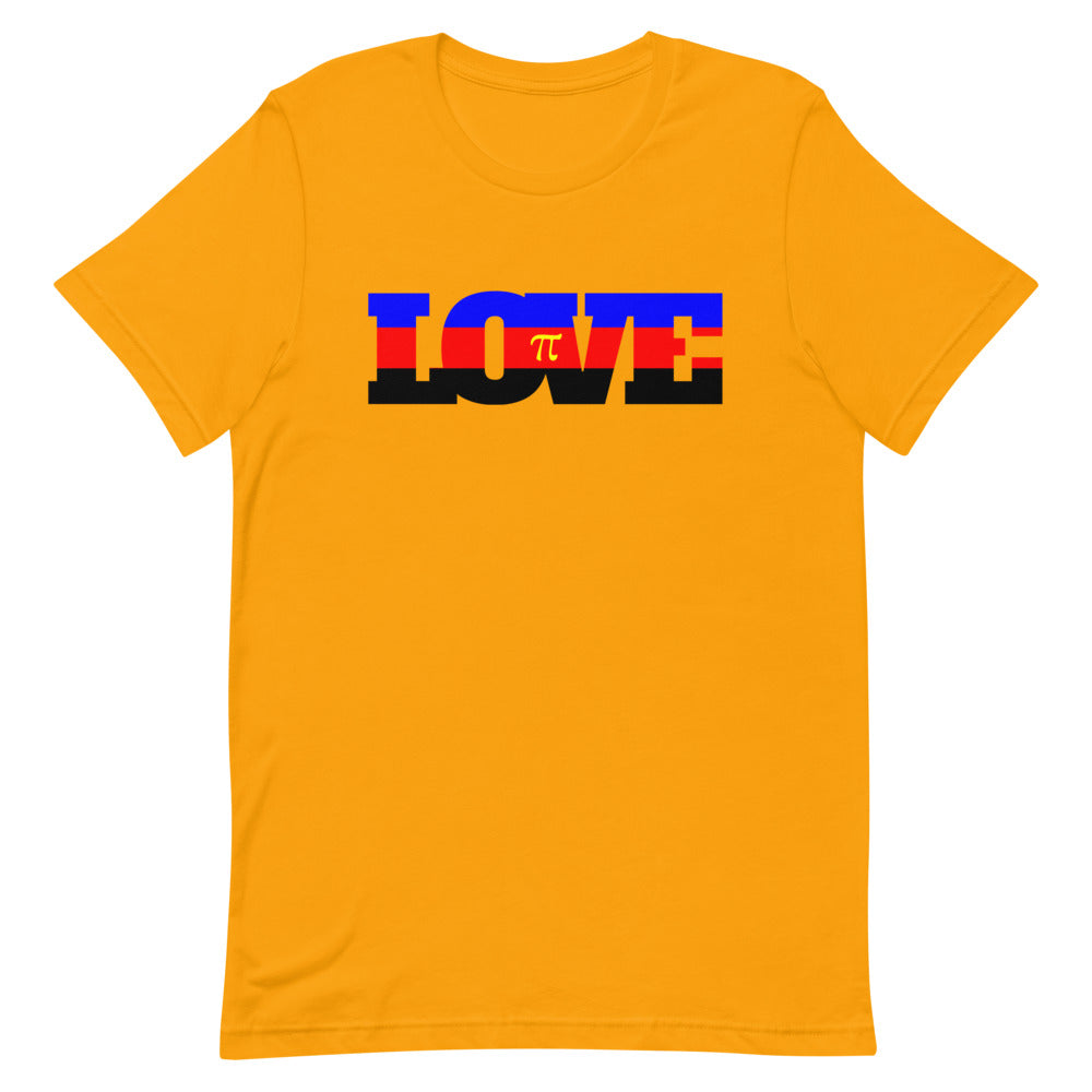 Gold Polyamory Love T-Shirt by Queer In The World Originals sold by Queer In The World: The Shop - LGBT Merch Fashion