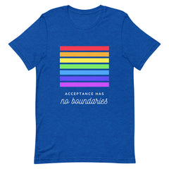 Acceptance Has No Boundaries Unisex Long Sleeve T-Shirt – Queer In