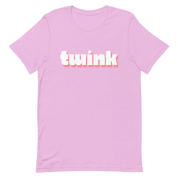 Lilac Twink T-Shirt by Queer In The World Originals sold by Queer In The World: The Shop - LGBT Merch Fashion