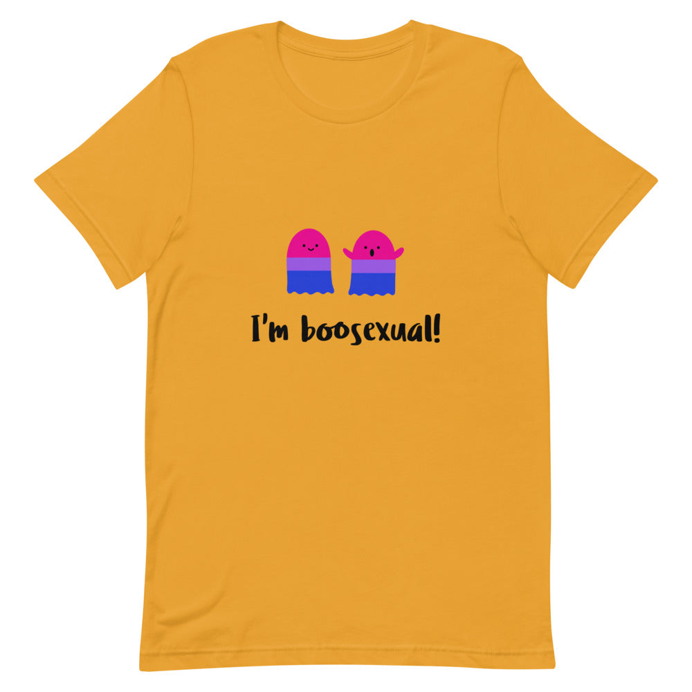 Mustard I'm Boosexual T-Shirt by Queer In The World Originals sold by Queer In The World: The Shop - LGBT Merch Fashion