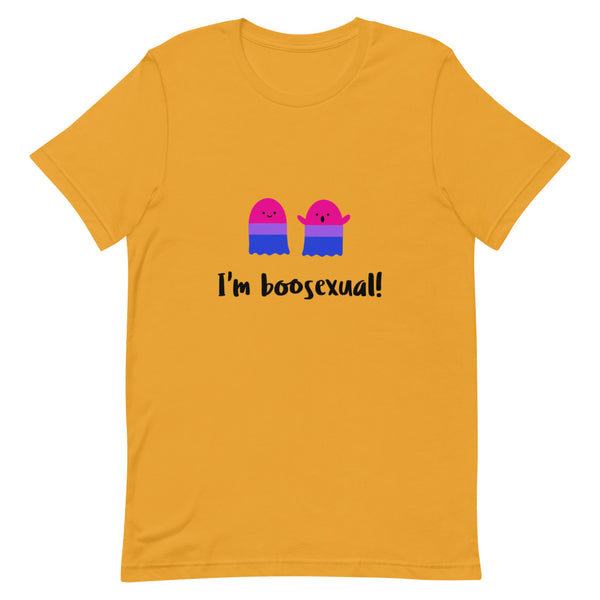 Mustard I'm Boosexual T-Shirt by Queer In The World Originals sold by Queer In The World: The Shop - LGBT Merch Fashion