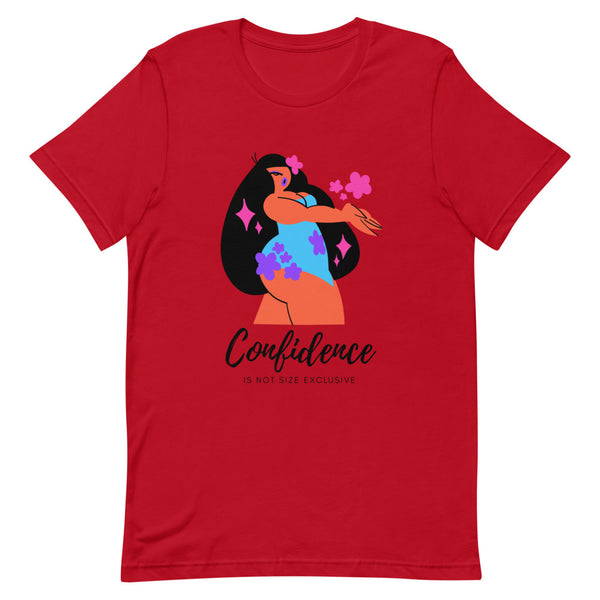 Red Body Confidence T-Shirt by Queer In The World Originals sold by Queer In The World: The Shop - LGBT Merch Fashion