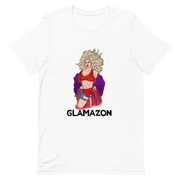 White Glamazon T-Shirt by Queer In The World Originals sold by Queer In The World: The Shop - LGBT Merch Fashion