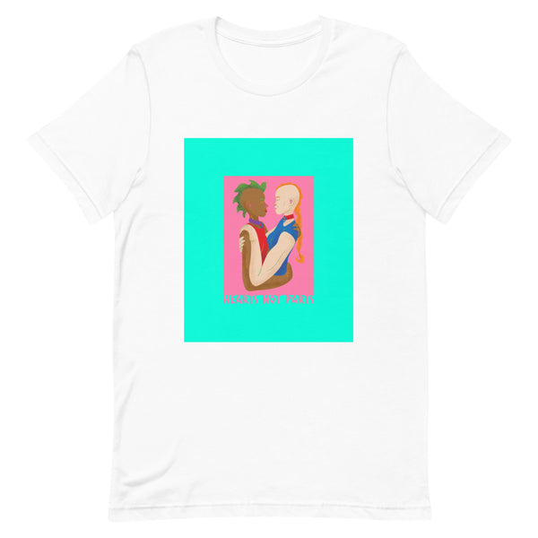 White LGBT Couple T-Shirt by Queer In The World Originals sold by Queer In The World: The Shop - LGBT Merch Fashion