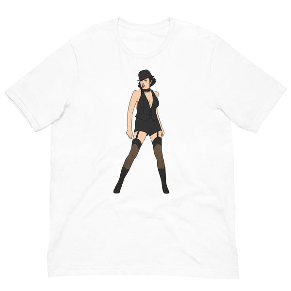 White Liza Minnelli Unisex T-Shirt by Queer In The World Originals sold by Queer In The World: The Shop - LGBT Merch Fashion