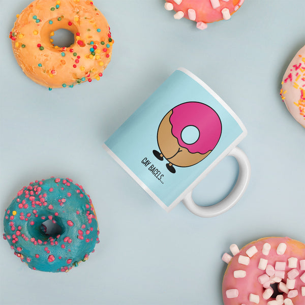  Doughnuts Are Just Gay Bagels Mug by Queer In The World Originals sold by Queer In The World: The Shop - LGBT Merch Fashion