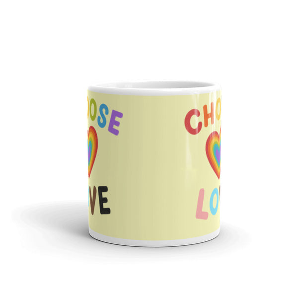  Choose Love Mug by Queer In The World Originals sold by Queer In The World: The Shop - LGBT Merch Fashion