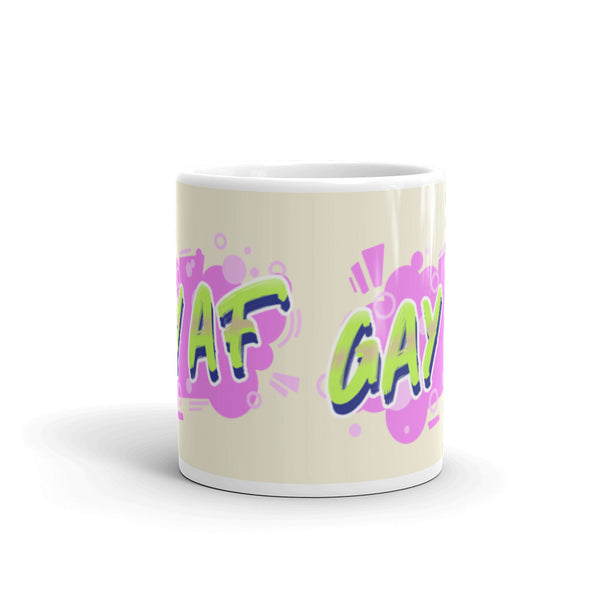  Gay AF Mug by Queer In The World Originals sold by Queer In The World: The Shop - LGBT Merch Fashion