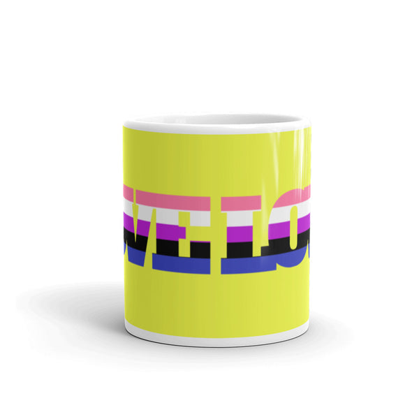  Genderfluid Love Mug by Queer In The World Originals sold by Queer In The World: The Shop - LGBT Merch Fashion
