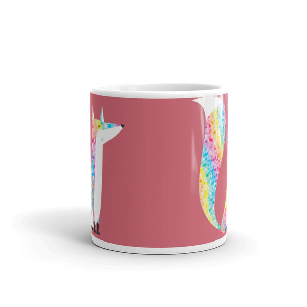  Glitter Fox Mug by Queer In The World Originals sold by Queer In The World: The Shop - LGBT Merch Fashion